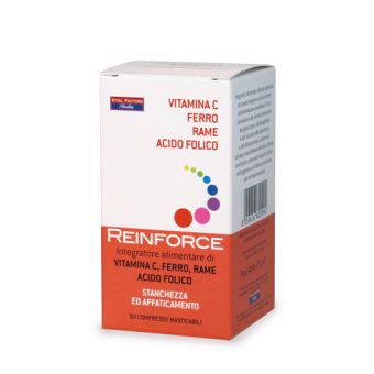 Reinforce Ferro+Rame+Vit C Mas.30cpr