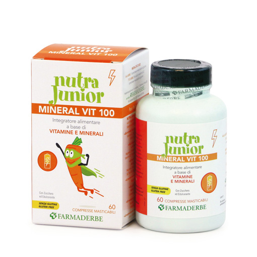 Nutra Junior Int.Mineralvit 100 60cpr