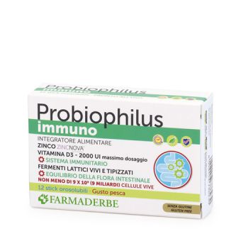 Probiophilus Immuno 12 Stick orosolubili