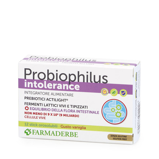 Probiophilus Intolerance 12 Stick orosolubili