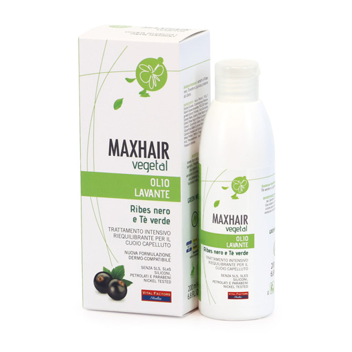 MaxHair Veg. Shampoo Olio Lavante Capelli 200ml