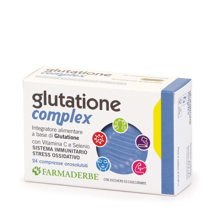 glutathione integratore Glutatione Complex 24 cpr orosolubile