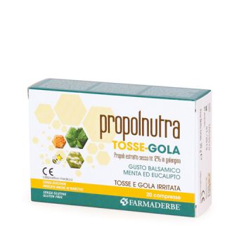 Propolnutra Tosse-Gola Eucalipto Menta 20cpr Masti